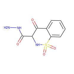 NNC(=O)C1NS(=O)(=O)c2ccccc2C1=O ZINC000102836136