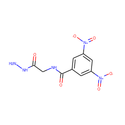 NNC(=O)CNC(=O)c1cc([N+](=O)[O-])cc([N+](=O)[O-])c1 ZINC000003073566