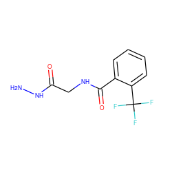 NNC(=O)CNC(=O)c1ccccc1C(F)(F)F ZINC000002455295