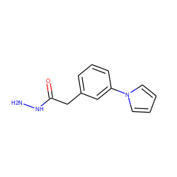 NNC(=O)Cc1cccc(-n2cccc2)c1 ZINC000027892057