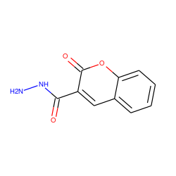 NNC(=O)c1cc2ccccc2oc1=O ZINC000000028127