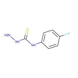 NNC(=S)Nc1ccc(F)cc1 ZINC000000164366