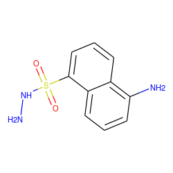 NNS(=O)(=O)c1cccc2c(N)cccc12 ZINC000040576853