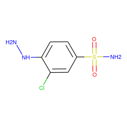 NNc1ccc(S(N)(=O)=O)cc1Cl ZINC000013612956