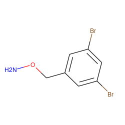 NOCc1cc(Br)cc(Br)c1 ZINC000238593833