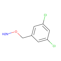 NOCc1cc(Cl)cc(Cl)c1 ZINC000004002034