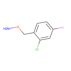 NOCc1ccc(I)cc1Cl ZINC000238595655