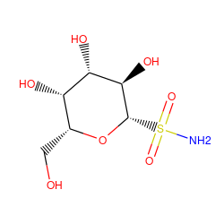 NS(=O)(=O)[C@@H]1O[C@H](CO)[C@H](O)[C@H](O)[C@H]1O ZINC000039290225