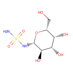 NS(=O)(=O)N[C@@H]1O[C@H](CO)[C@H](O)[C@H](O)[C@H]1O ZINC000072175688