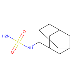 NS(=O)(=O)NC1C2CC3CC(C2)CC1C3 ZINC000013488085