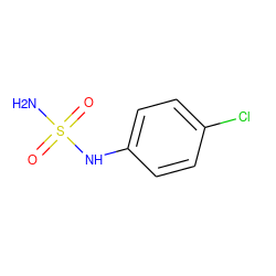 NS(=O)(=O)Nc1ccc(Cl)cc1 ZINC000013488093