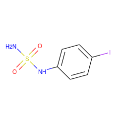 NS(=O)(=O)Nc1ccc(I)cc1 ZINC000013488095