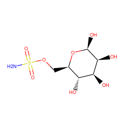 NS(=O)(=O)OC[C@H]1O[C@@H](O)[C@@H](O)[C@@H](O)[C@@H]1O ZINC000066128529