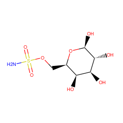 NS(=O)(=O)OC[C@H]1O[C@@H](O)[C@H](O)[C@@H](O)[C@H]1O ZINC000066124306
