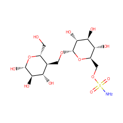 NS(=O)(=O)OC[C@H]1O[C@H](OC[C@@H]2[C@@H](CO)O[C@@H](O)[C@H](O)[C@H]2O)[C@H](O)[C@@H](O)[C@@H]1O ZINC000095592754