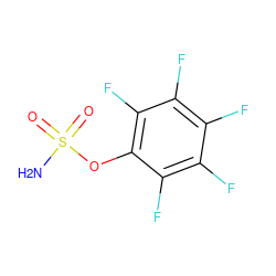 NS(=O)(=O)Oc1c(F)c(F)c(F)c(F)c1F ZINC000013520245