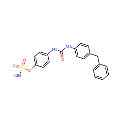 NS(=O)(=O)Oc1ccc(NC(=O)Nc2ccc(Cc3ccccc3)cc2)cc1 ZINC000084669525