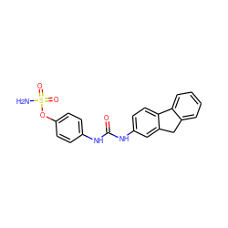 NS(=O)(=O)Oc1ccc(NC(=O)Nc2ccc3c(c2)Cc2ccccc2-3)cc1 ZINC000096258393