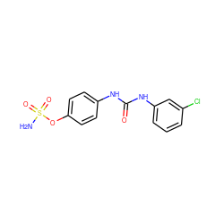 NS(=O)(=O)Oc1ccc(NC(=O)Nc2cccc(Cl)c2)cc1 ZINC000084652324