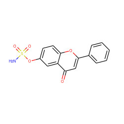 NS(=O)(=O)Oc1ccc2oc(-c3ccccc3)cc(=O)c2c1 ZINC000013491325