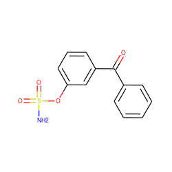 NS(=O)(=O)Oc1cccc(C(=O)c2ccccc2)c1 ZINC000013444950