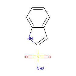 NS(=O)(=O)c1cc2ccccc2[nH]1 ZINC000027852974