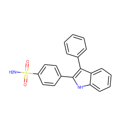 NS(=O)(=O)c1ccc(-c2[nH]c3ccccc3c2-c2ccccc2)cc1 ZINC000001492398