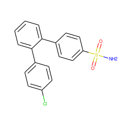 NS(=O)(=O)c1ccc(-c2ccccc2-c2ccc(Cl)cc2)cc1 ZINC000013755784