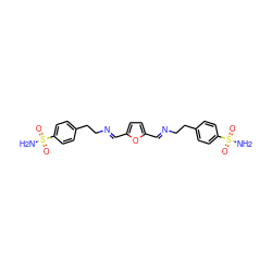 NS(=O)(=O)c1ccc(CC/N=C/c2ccc(/C=N/CCc3ccc(S(N)(=O)=O)cc3)o2)cc1 ZINC001772576750