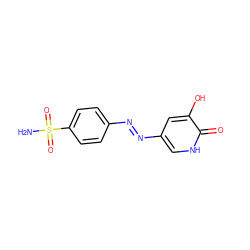 NS(=O)(=O)c1ccc(N=Nc2c[nH]c(=O)c(O)c2)cc1 ZINC000253993319