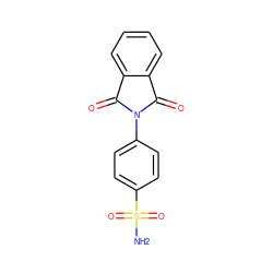 NS(=O)(=O)c1ccc(N2C(=O)c3ccccc3C2=O)cc1 ZINC000000393058