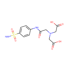 NS(=O)(=O)c1ccc(NC(=O)CN(CC(=O)O)CC(=O)O)cc1 ZINC000013472901