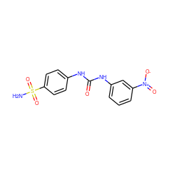 NS(=O)(=O)c1ccc(NC(=O)Nc2cccc([N+](=O)[O-])c2)cc1 ZINC000064746413