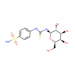 NS(=O)(=O)c1ccc(NC(=S)N[C@@H]2O[C@H](CO)[C@H](O)[C@H](O)[C@H]2O)cc1 ZINC000073314432