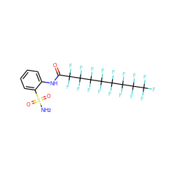 NS(=O)(=O)c1ccccc1NC(=O)C(F)(F)C(F)(F)C(F)(F)C(F)(F)C(F)(F)C(F)(F)C(F)(F)C(F)(F)F ZINC000034718045