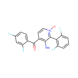 Nc1c(C(=O)c2ccc(F)cc2F)cc[n+]([O-])c1-c1c(F)cccc1F ZINC000043019707