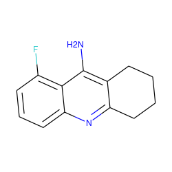 Nc1c2c(nc3cccc(F)c13)CCCC2 ZINC000000010131