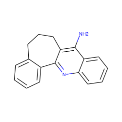 Nc1c2c(nc3ccccc13)-c1ccccc1CCC2 ZINC000001660918