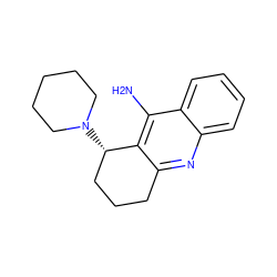 Nc1c2c(nc3ccccc13)CCC[C@@H]2N1CCCCC1 ZINC000003802282