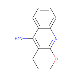 Nc1c2c(nc3ccccc13)OCCC2 ZINC000027416395