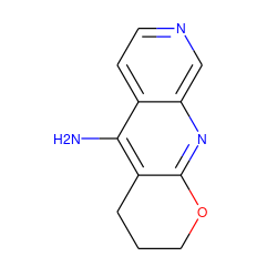 Nc1c2c(nc3cnccc13)OCCC2 ZINC000027330748