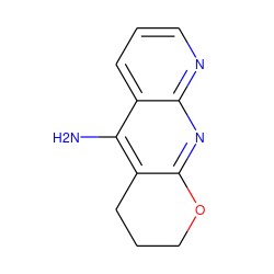 Nc1c2c(nc3ncccc13)OCCC2 ZINC000027414794