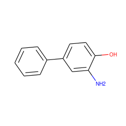 Nc1cc(-c2ccccc2)ccc1O ZINC000000154832