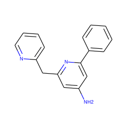 Nc1cc(Cc2ccccn2)nc(-c2ccccc2)c1 ZINC000071416554