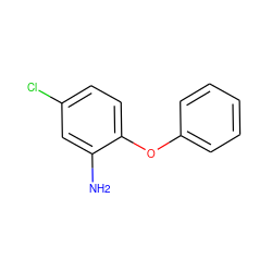 Nc1cc(Cl)ccc1Oc1ccccc1 ZINC000000265036