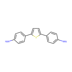 Nc1ccc(-c2ccc(-c3ccc(N)cc3)s2)cc1 ZINC000028571226