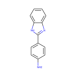 Nc1ccc(-c2nc3ccccc3[nH]2)cc1 ZINC000000122928