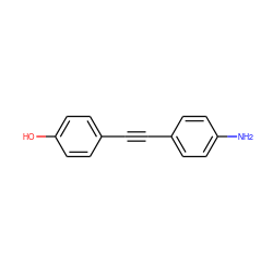 Nc1ccc(C#Cc2ccc(O)cc2)cc1 ZINC000028642773