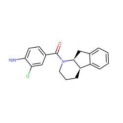 Nc1ccc(C(=O)N2CCC[C@@H]3c4ccccc4C[C@@H]32)cc1Cl ZINC000096169414