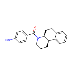 Nc1ccc(C(=O)N2CCC[C@@H]3c4ccccc4CC[C@@H]32)cc1 ZINC000096169314